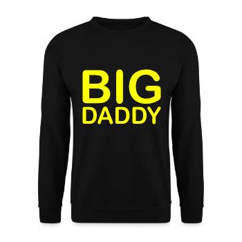 BIG DADDY - Sweat-shirt Unisexe - noir - Devant - Alina (178cm) & Michal (187cm)