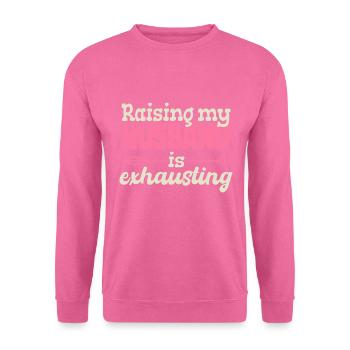 Die Erziehung meines Mannes ist anstrengend - Unisex Pullover - Pink - Vorne