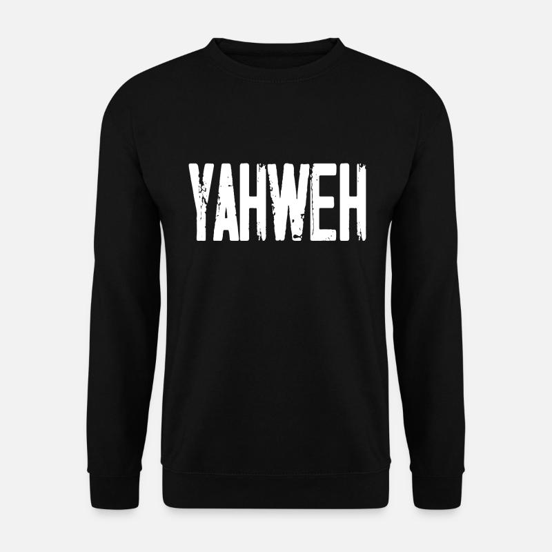 Yahweh - Unisex Pullover - Schwarz
