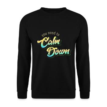 Niedliche Küken Dig Me Ostern Shirt - Unisex Pullover - Schwarz - Vorne - Alina (178cm) & Michal (187cm)