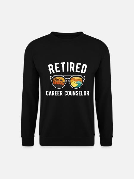 Retired Career Counselor on Beach Vacation - Unisex Pullover - Schwarz