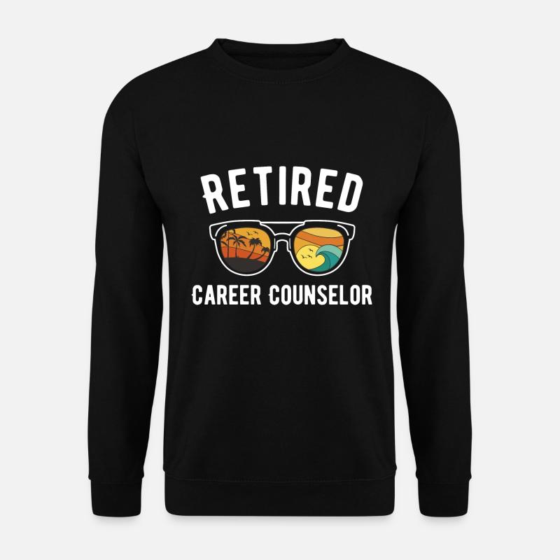 Retired Career Counselor on Beach Vacation - Unisex Pullover - Schwarz