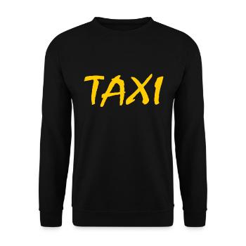 Taxi - Sweat-shirt Unisexe - noir - Devant - Alina (178cm) & Michal (187cm)