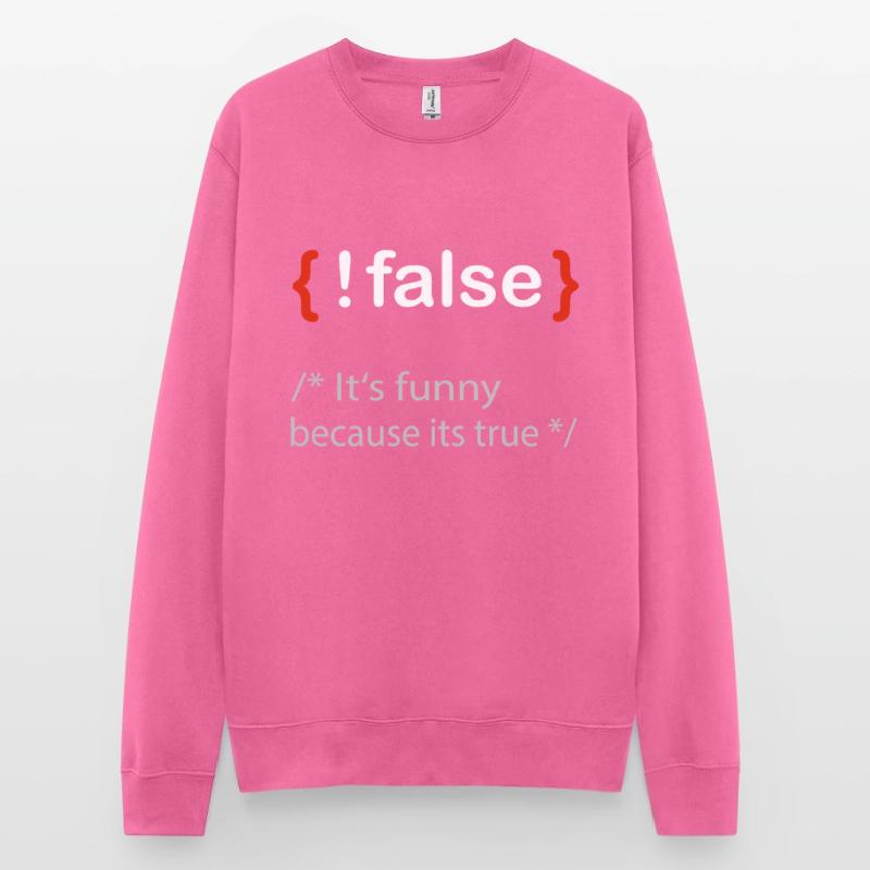 Programmierer false true Informatiker Student Unisex Pullover