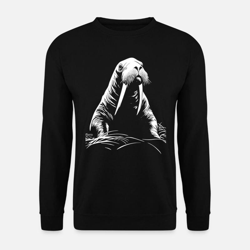 Walrus - Unisex Pullover - Schwarz