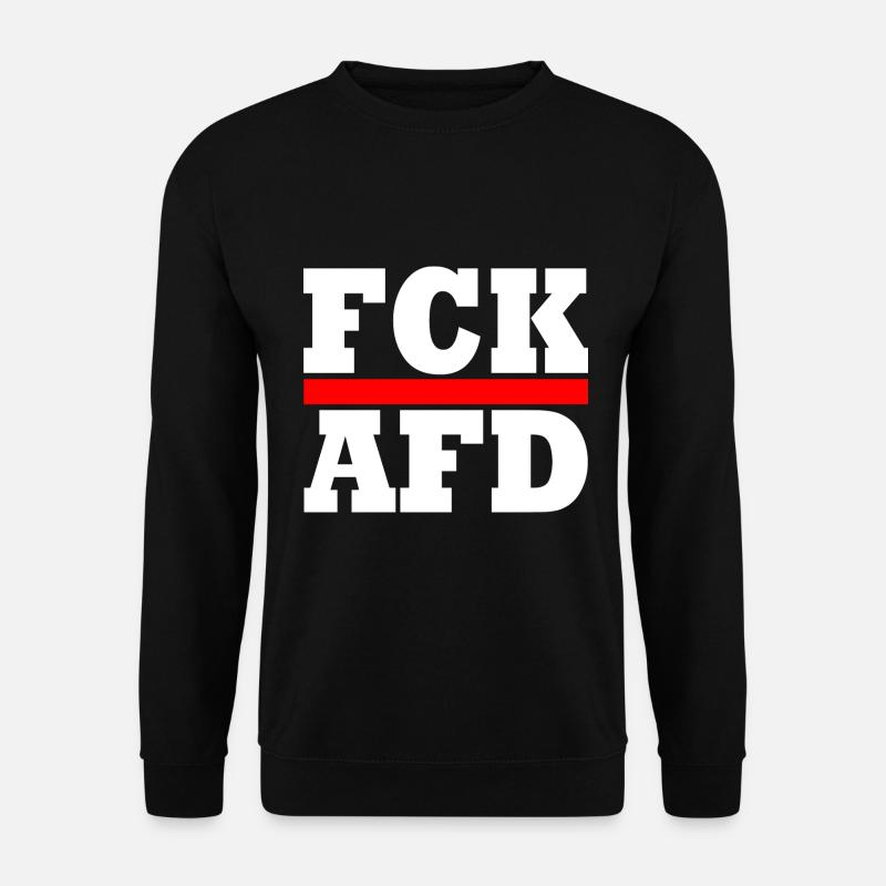 Fck afd - Unisex Sweatshirt - black