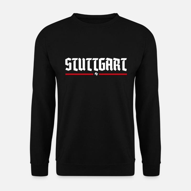 STUTTGART SCHRIFTZUG NAME WAPPEN TSHIRT - Unisex Pullover - Schwarz