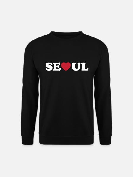 Seoul Love Heart - Unisex Sweatshirt - black