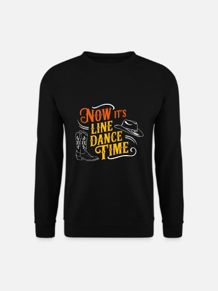 Line Dance Time Line Dancing Dancing - Unisex Sweatshirt - black