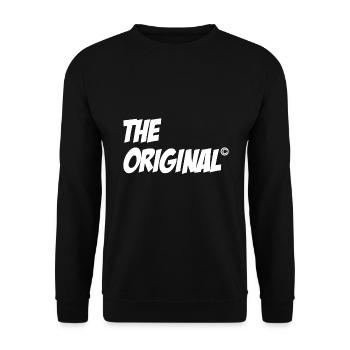 THE ORIGINAL - Tolle Geschenkidee - Unisex Pullover - Schwarz - Vorne - Alina (178cm) & Michal (187cm)
