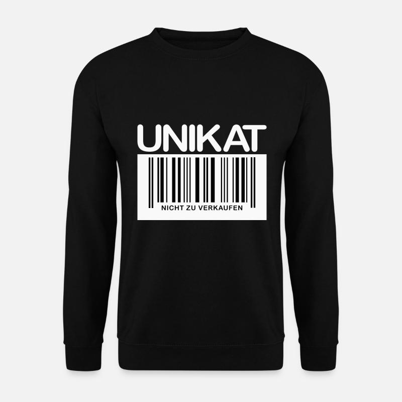 UNIKAT NICHT ZU VERKAUFEN Strichcode - Unisex Pullover - Schwarz