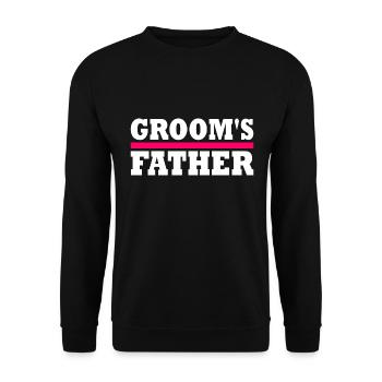 Grooms father - Sweat-shirt Unisexe - noir - Devant - Alina (178cm) & Michal (187cm)