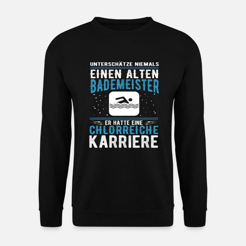 Bademeister Spruch - Unisex Pullover - Schwarz