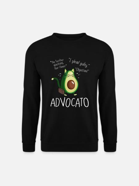 Advocato Lawyer Avocado - Bluza unisex - czarny