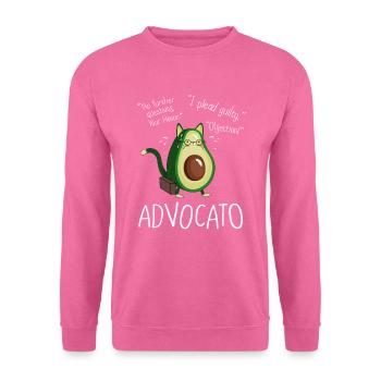 Advocato Lawyer Avocado - Unisex Sweatshirt - pink - Front