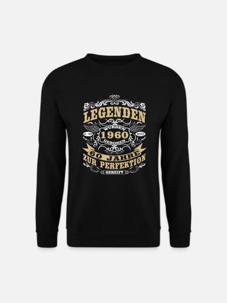 1960 Geboren Legenden - Unisex Pullover - Schwarz