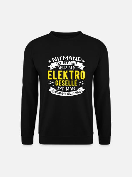 Elektriker Geselle Gesellenprüfung Bestanden - Unisex Pullover - Schwarz