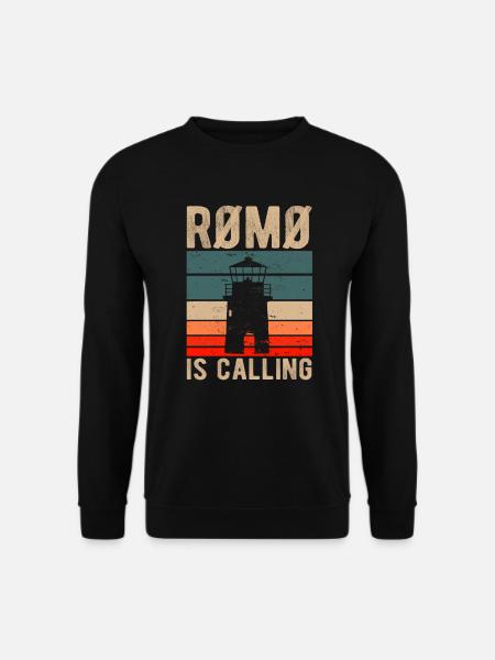 Dänemark Urlaub Skandinavien Spruch Römö - Unisex Pullover - Schwarz