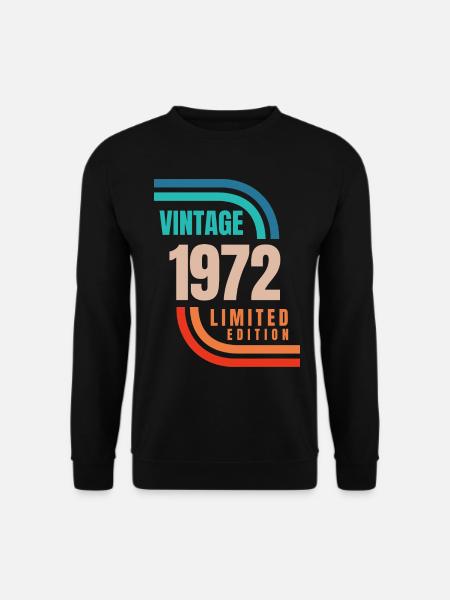 vintage 1972 limited edition - Unisex Sweatshirt - black
