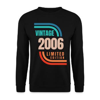 Édition limitée Millésime 2006 - Sweat-shirt Unisexe - noir - Devant - Alina (178cm) & Michal (187cm)
