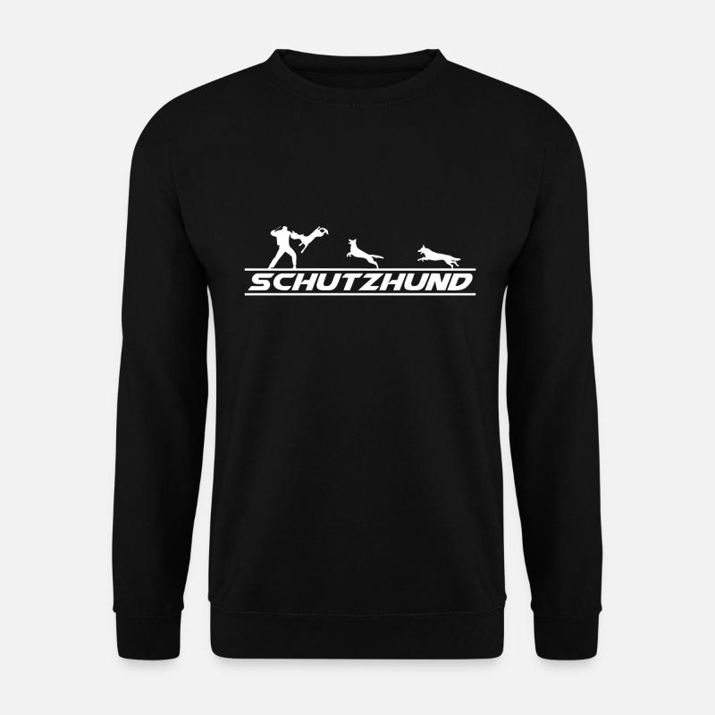 Schutzhund Jump MASTER white Streifen Design - Unisex Pullover - Schwarz