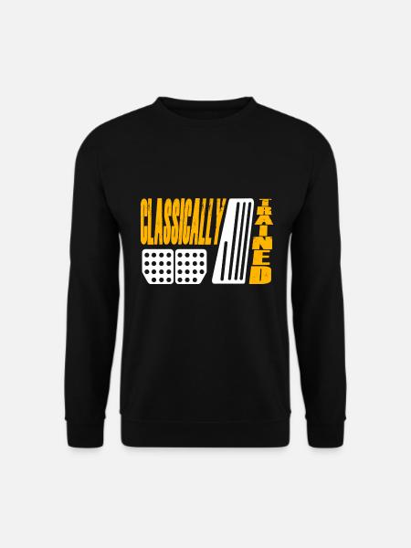 Manual gear shift Stick shift - Unisex Sweatshirt - black