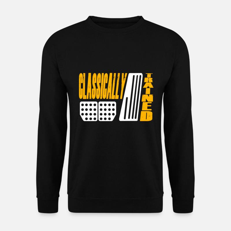 Manual gear shift Stick shift - Unisex Sweatshirt - black