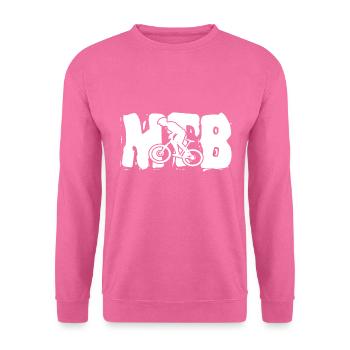 Mountainbike - Unisex Pullover - Pink - Vorne