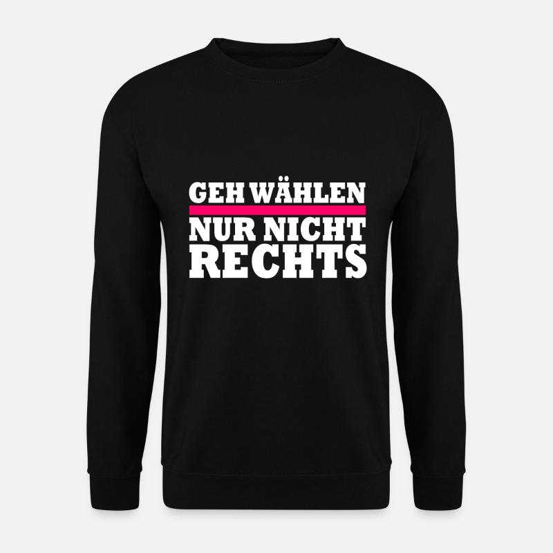 GEH WÄHLEN - Unisex Pullover - Schwarz