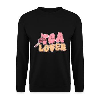 TCA Lover - Soins de la peau, Soins personnels, Beauté - Sweat-shirt Unisexe - noir - Devant - Alina (178cm) & Michal (187cm)