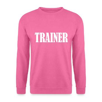 Entraîneur - Sweat-shirt Unisexe - rose - Devant