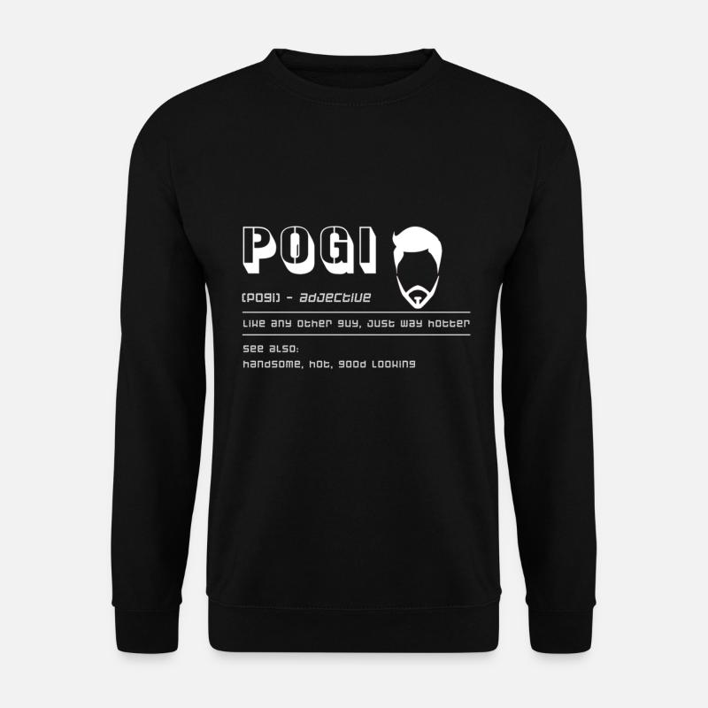 Hilarious Pogi declaration Philippine flag - Unisex Sweatshirt - black