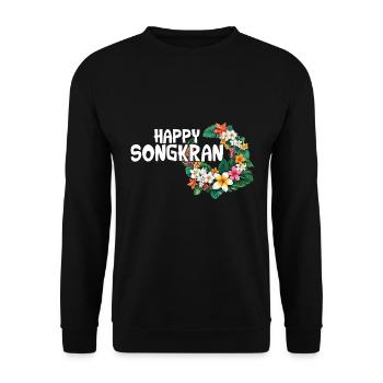 Happy SongCrane Fest Thailand - Unisex Sweatshirt - black - Front - Alina (178cm) & Michal (187cm)