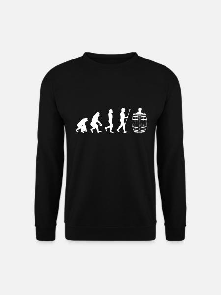 Eisbaden Eistonne Evolution Eisbad für Winterbader - Unisex Pullover - Schwarz