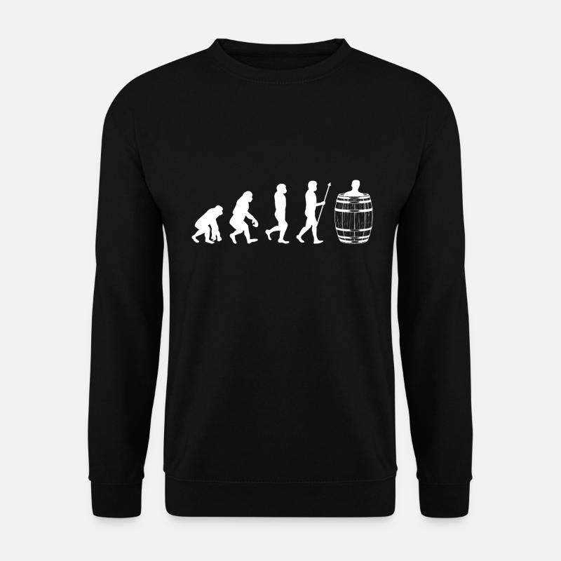 Eisbaden Eistonne Evolution Eisbad für Winterbader - Unisex Pullover - Schwarz