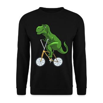 Road Bike Bicycle Road Cyclist Cycling Cyclist - Unisex Sweatshirt - black - Front - Alina (178cm) & Michal (187cm)