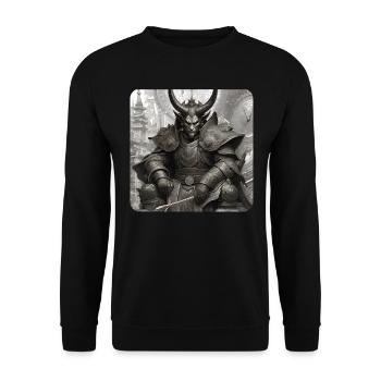 Démon, Monstre, Monstre, Monstre, - Sweat-shirt Unisexe - noir - Devant - Alina (178cm) & Michal (187cm)