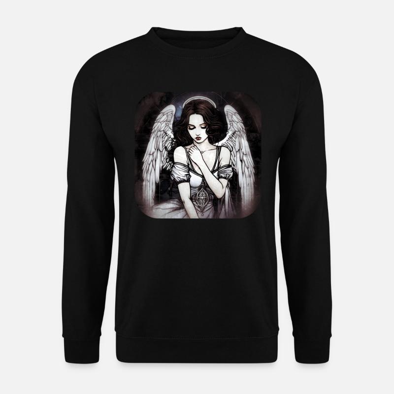 Cool Gothic Angel II - Unisex Sweatshirt - black