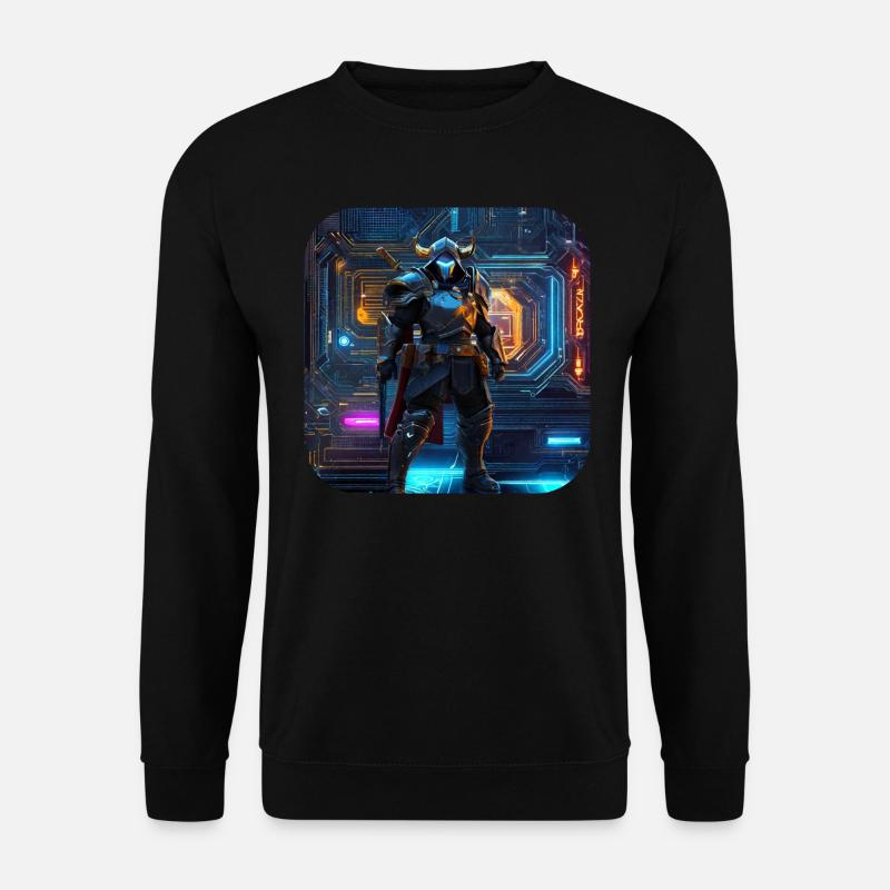 Cool Cyberspace Warrior - Unisex Sweatshirt - black
