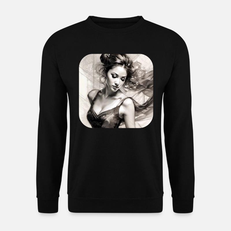 Anmutige Schönheit - Unisex Pullover - Schwarz
