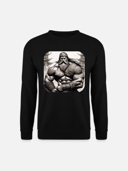 Proud Viking Warrior Germanic - Unisex Sweatshirt - black