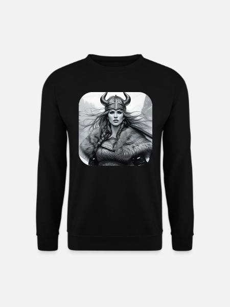 Proud Viking Germanin Shieldmaiden - Unisex Sweatshirt - black