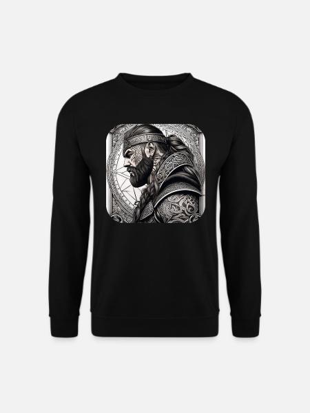 Stolzer Wikinger Krieger Germane - Unisex Pullover - Schwarz