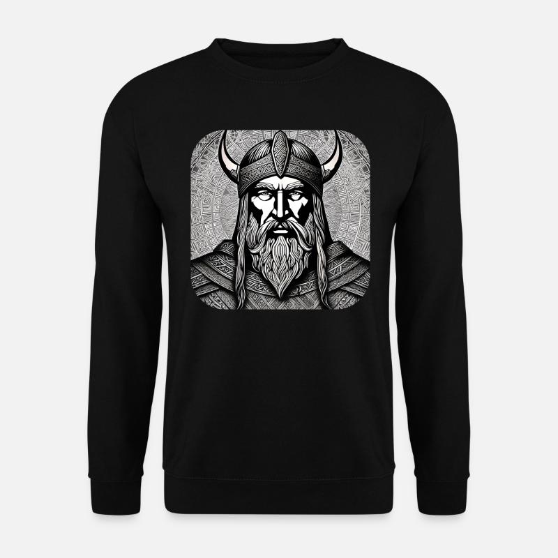 Stolzer Wikinger Krieger Germane - Unisex Pullover - Schwarz