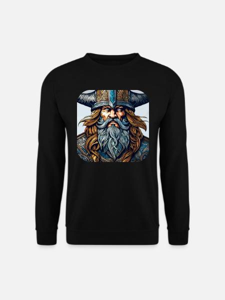 Stolzer Wikinger Krieger Germane - Unisex Pullover - Schwarz