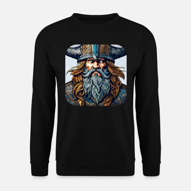 Stolzer Wikinger Krieger Germane - Unisex Pullover - Schwarz