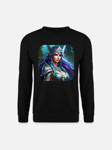Proud Fantasy Elf Warrior - Unisex Sweatshirt - black