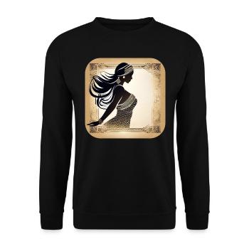 Danseuse orientale mystique - Sweat-shirt Unisexe - noir - Devant - Alina (178cm) & Michal (187cm)