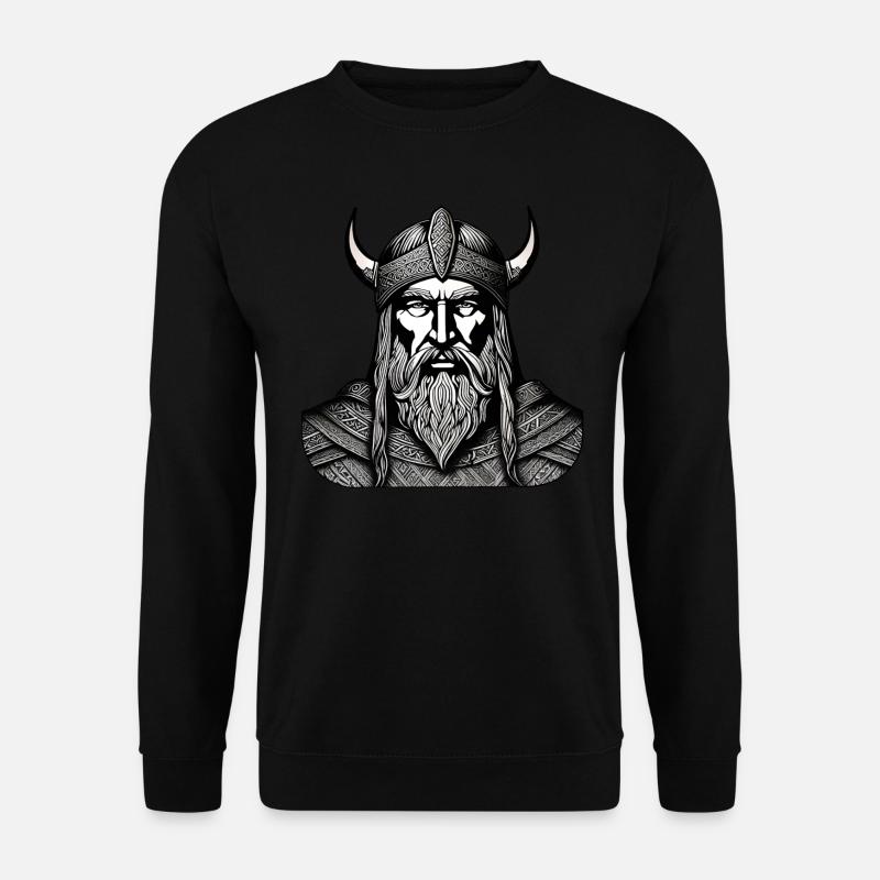 Stolzer Wikinger Krieger Germane - Unisex Pullover - Schwarz