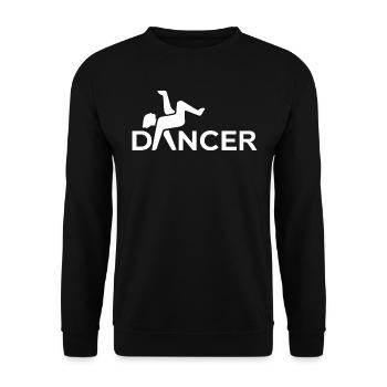 Dancer - Unisex Sweatshirt - black - Front - Alina (178cm) & Michal (187cm)